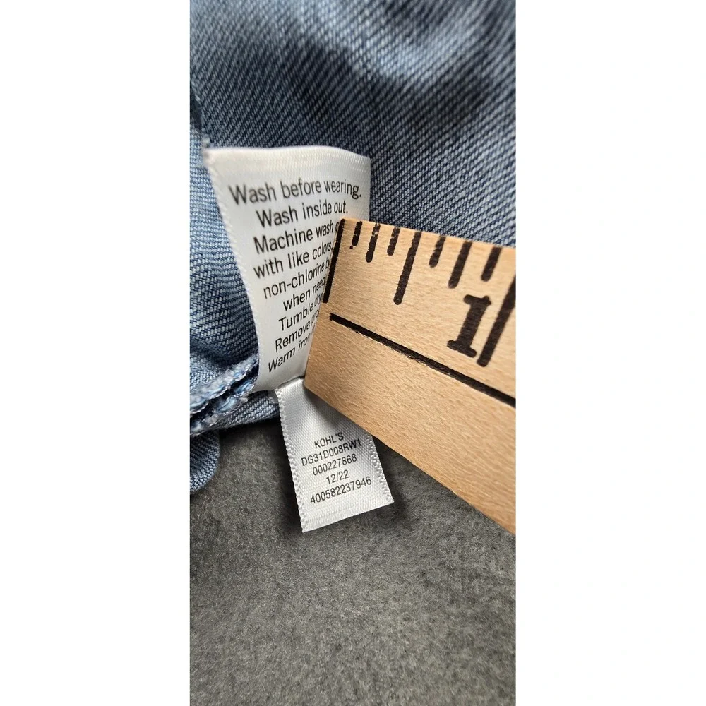 SO Girls Light Wash Distressed Denim Shortalls‎ Overalls Size 12 DG31D008RW1